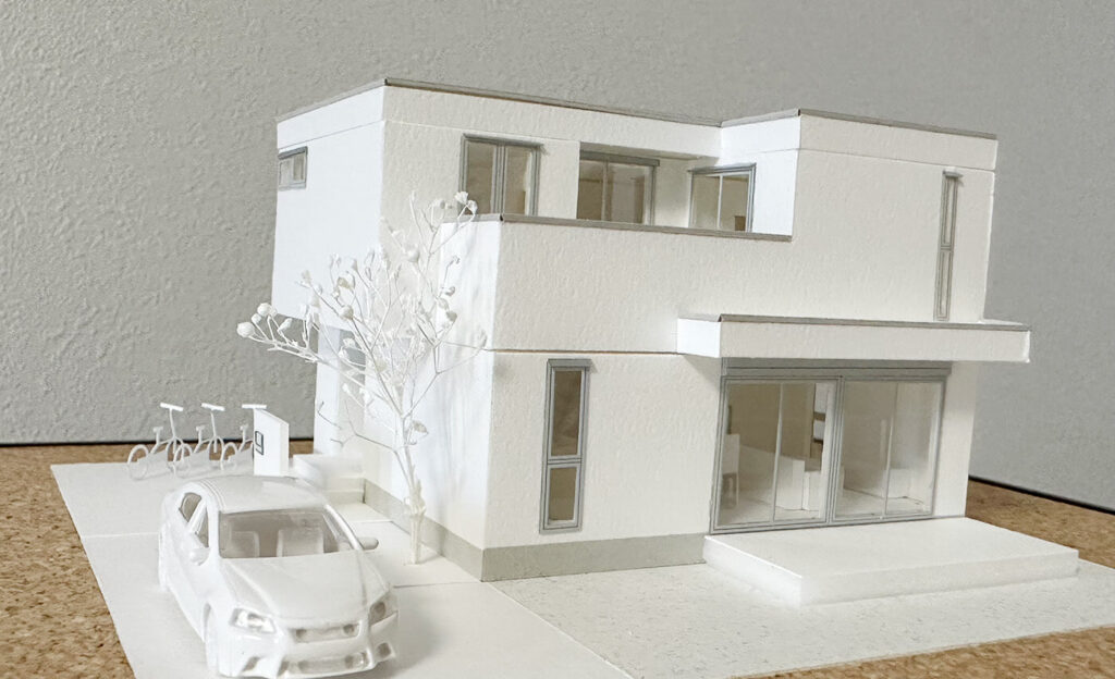 ヘーベルハウスの住宅模型1