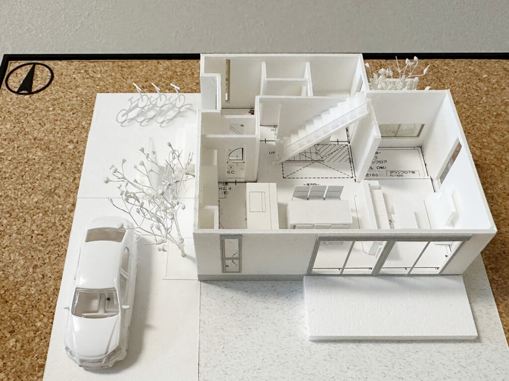 ヘーベルハウスの住宅模型2